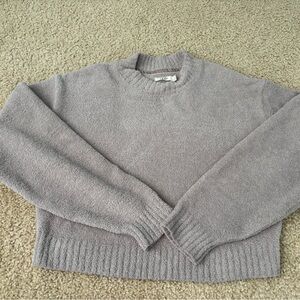 UGG Heathered Gray Crew Neck Sweater